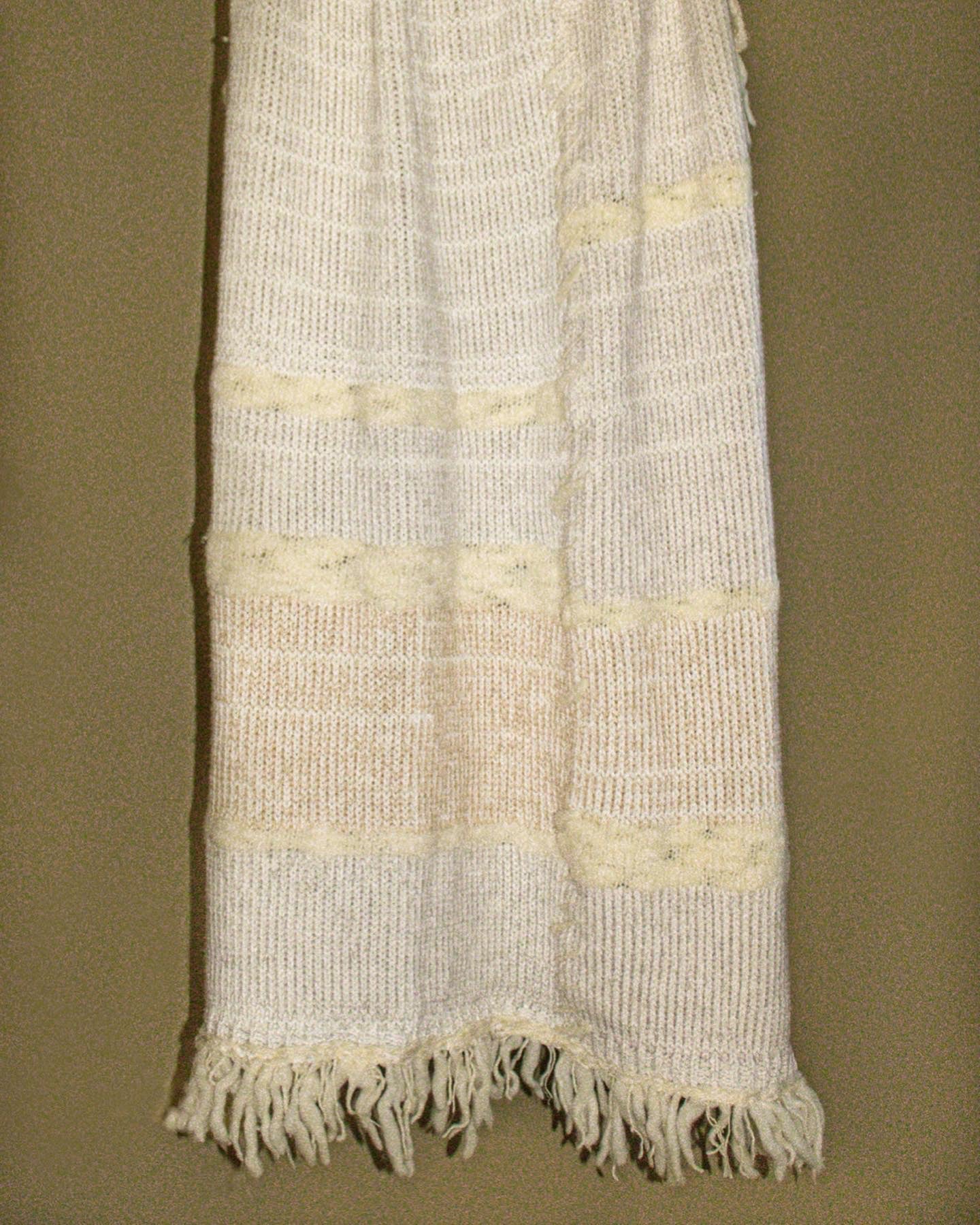 Berber Cashmere Blanket in Cream