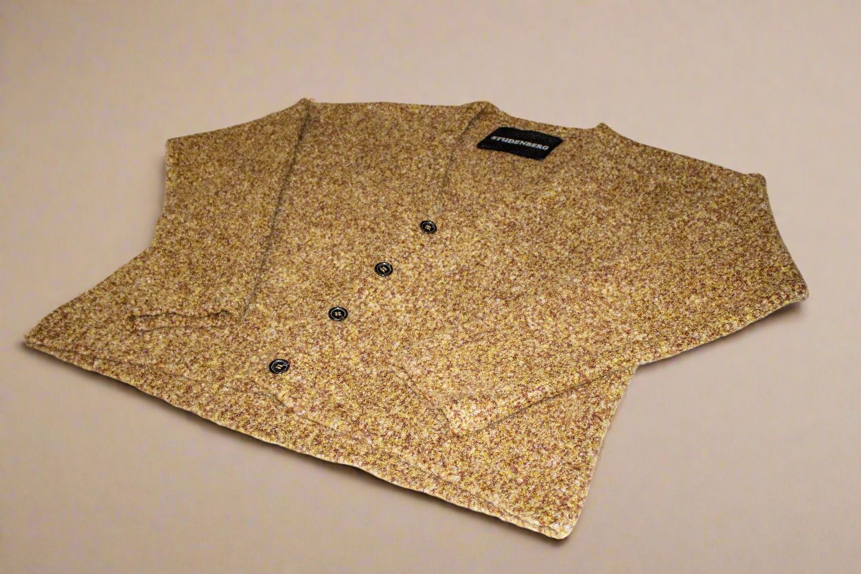 Speckled Bouclé Cashmere Cardigan