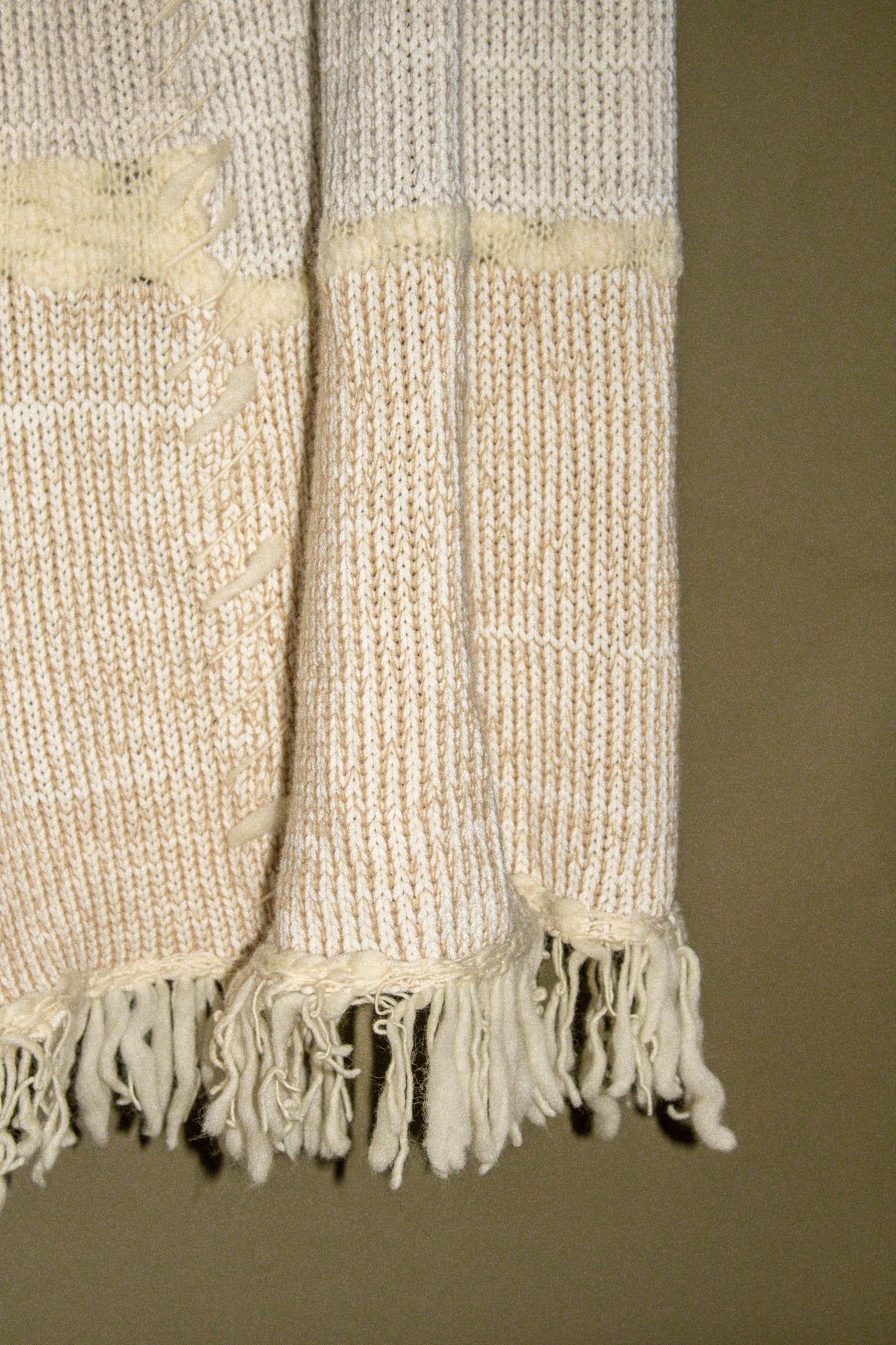 Berber Cashmere Blanket in Cream