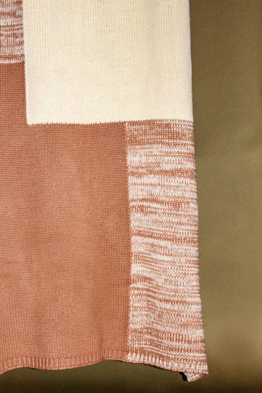 Nomad Cashmere Blanket in Cream/Camel