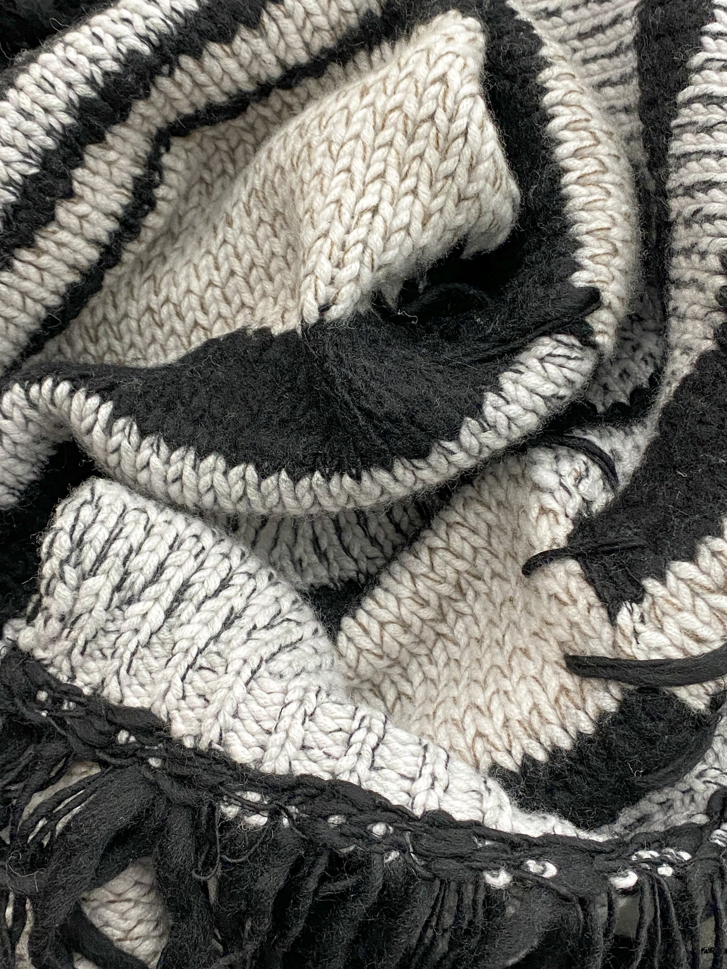 Berber Cashmere Blanket in Zebra