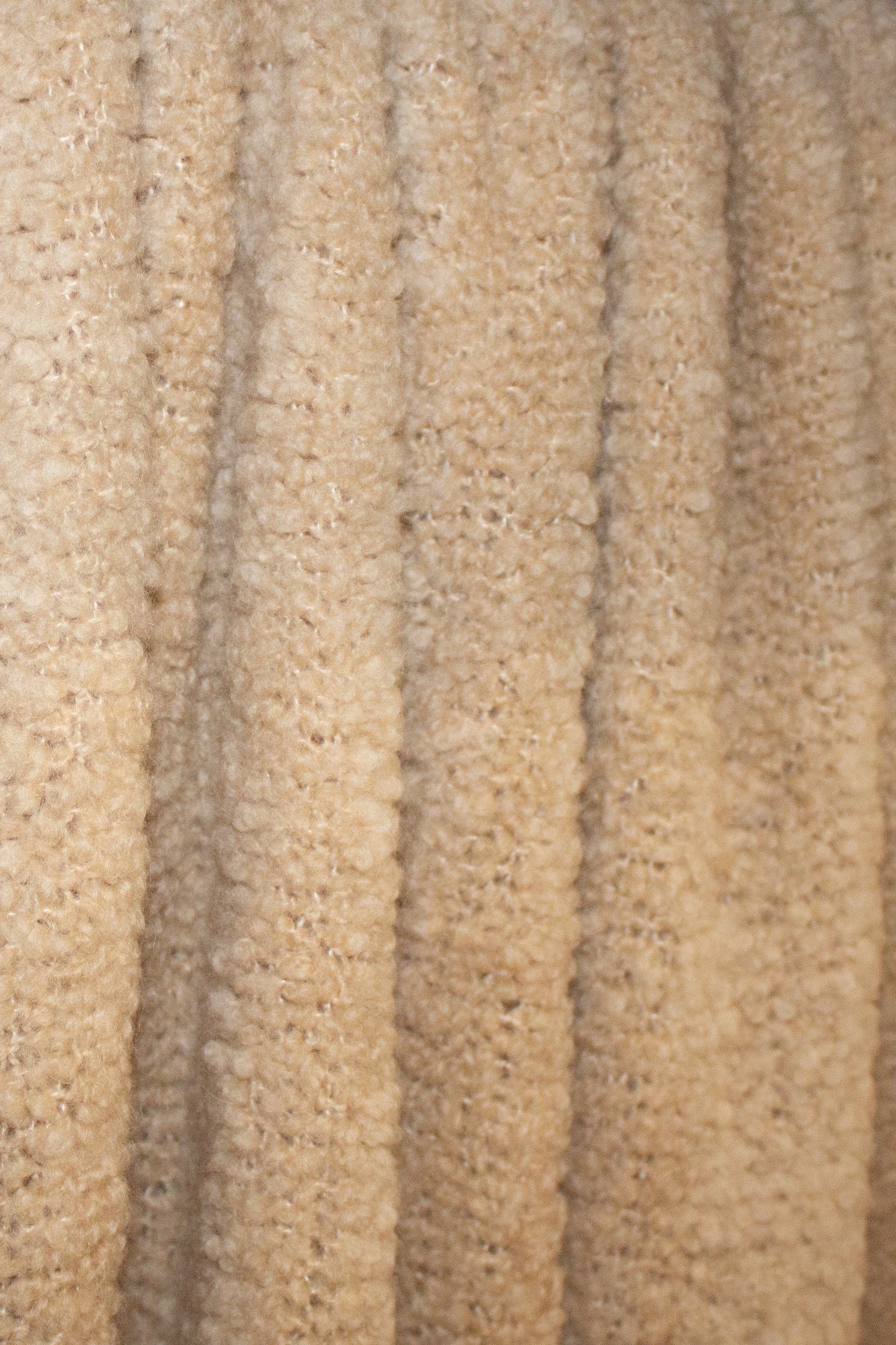 Slub Bouclé Camel Scarf