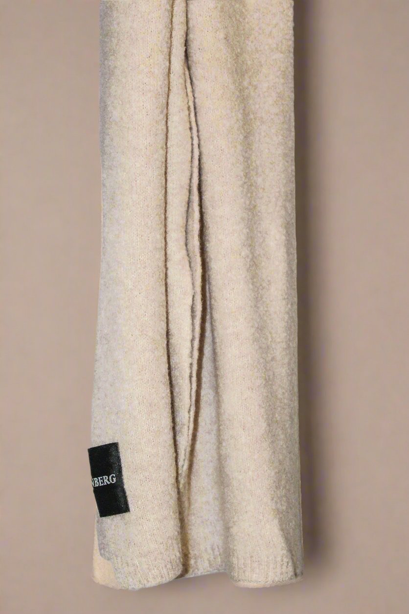 Slub Bouclé Cashmere Blanket in Bone