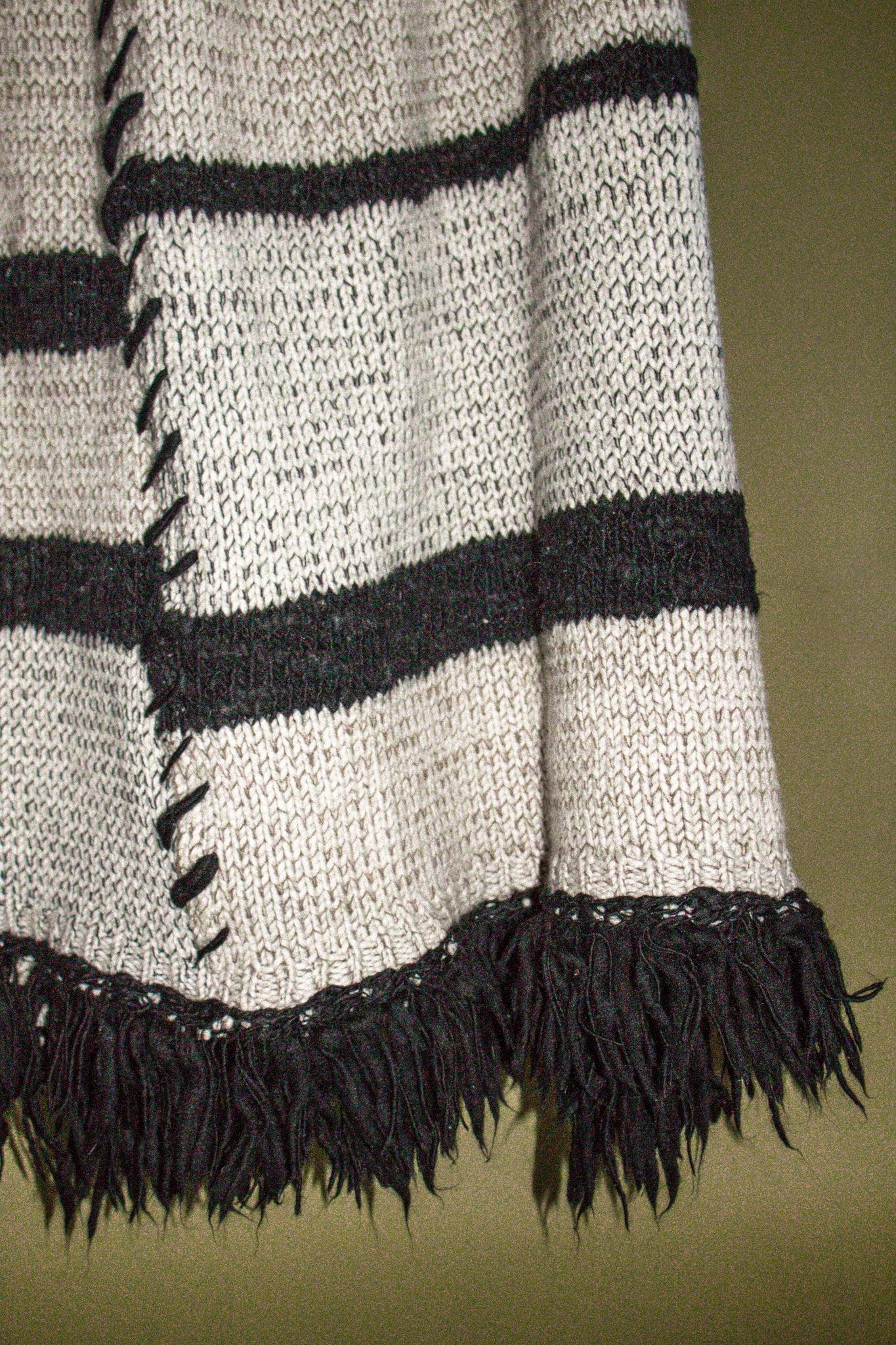 Berber Cashmere Blanket in Zebra