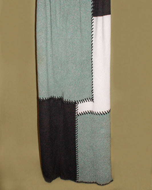 Nomad Blanket in Teal Patchwork